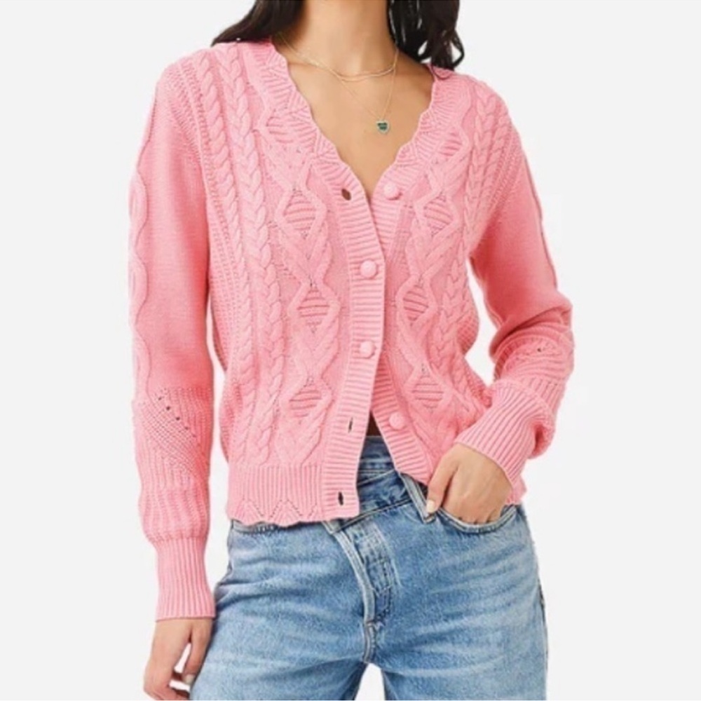 LoveShackFancy Anselma Cardigan size large